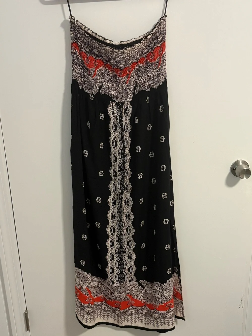 Angie strapless maxi